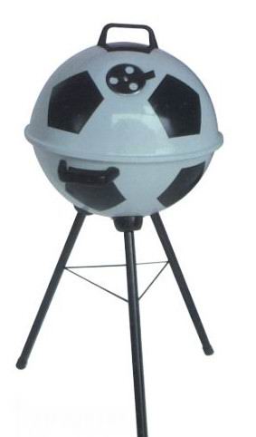 Football/soccer bbq grill