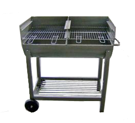 simple charcoal barbecue