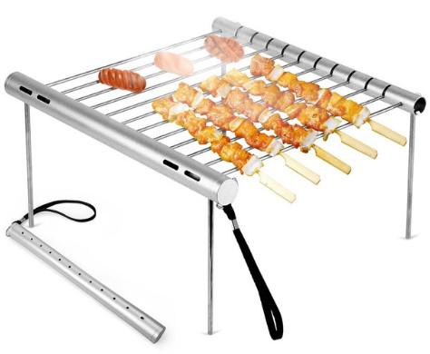 New creative Portable pocket foldable camping BBQ grill