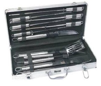 11pcs S/S bbq tool set