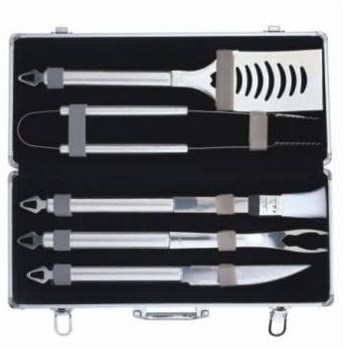 5 pcs stainless steel bbq tool set