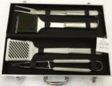 new #430 S.S 4 pc  Barbecue grilling set