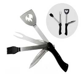 new 5 in 1 foldable BBQ multi-tool
