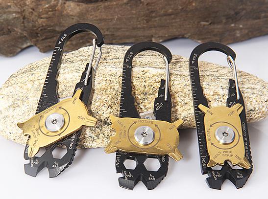 Promotional outdoor multifounction mountainner carabiner